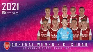 Squad Arsenal Women's 2021 | 🏴󠁧󠁢󠁥󠁮󠁧󠁿 FA Women's Super League TIM 2021