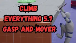 Parkour Over Custom Meshes with Climb Everything Plugin Game Animation Sample Project 5.7