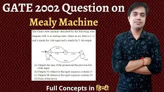 GATE 2002 Question Based On Mealy Machine
