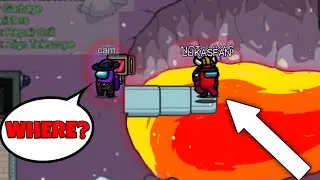 200 IQ HIDE AND SEEK! - Among Us