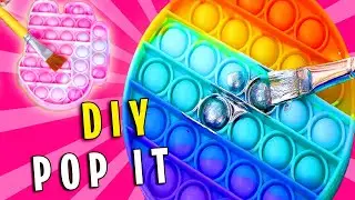 COMO CUSTOMIZAR SEU FIDGET TOY POP IT EM CASA!| DIY POP IT CASEIRO