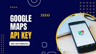 Generate Google Maps API key