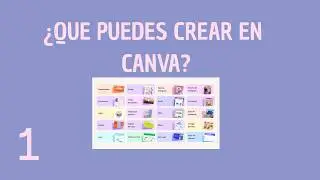 ¿Que puedes crear en CANVA GRATIS?