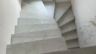 Лестница из керамогранита 120 на 60