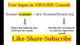 How to read input from User in java - Interview Question - 3