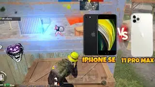 iPhone 11 Pro Max vs iPhone SE 2020 test pubg/bgmi in 2025 😱