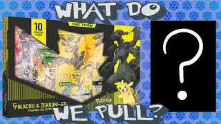 Opening a Pikachu and Zekrom Tag Team||Premium Collection Box!