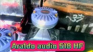 Araldo audio 518 HF and networks plate  // 12 inch 400 watt