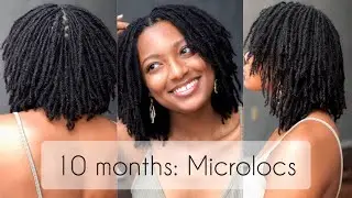 10 Month Microloc Update | Finally Seeing Growth!