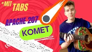 Apache 207 & Udo Lindenberg - Komet Gitarre Cover (+Tabs)
