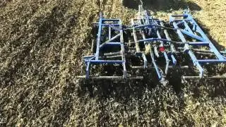 Disking corn stalks