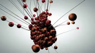 Cinema 4D animation Tracing particles with Sketch & Toon