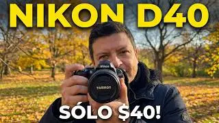 Reviviendo la Nikon D40 en 2024: ¿ES una Elección Valiosa en el Mundo de la Fotografía?