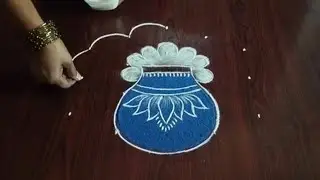 bhogi special rangoli design (5×3) dot's.....