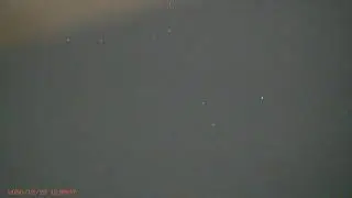 SATTELITES filmed with infared camera