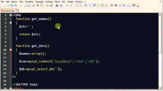 Creating drop down list using database values in PHP