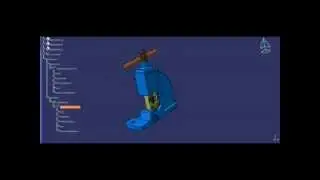 Pipe Vice Animation CATIA V5