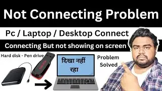 External hard drive not showing up on Windows - Pen drive not connecting - USB Problem