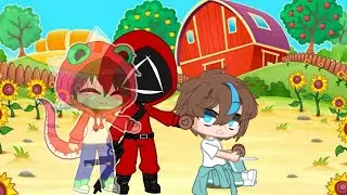 💫i wanna live💫 Meme Gacha club 💙❤️ Spartor💙❤️  🎶Los compas en Squid Game 🎶