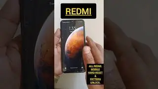 Redmi mobile hard reset and pattern unlock 