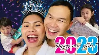 HAPPY NEW YEAR 2023! Alexa and Andrew's gifts unboxing. | Familia Pekson Vlog