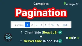Build Custom Pagination in React JS || Pagination with API call || 