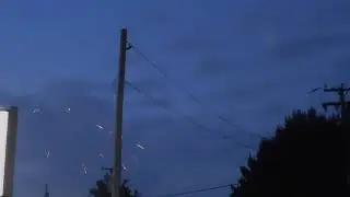 I found fireworks in the sky