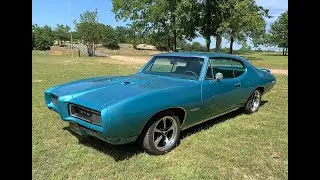 Awesome 1968 Pontiac GTO! (walk-around video)  TEXAS CLASSIC CAR GUY