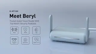 Beryl (GL-MT1300) Pocket-Sized Travel Router With Top-Notch Security Features