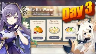 Genshin Impact While It's Warm Event (Day 3)