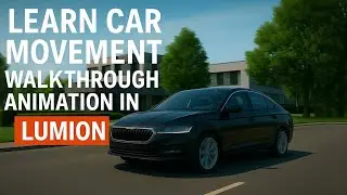 🚗 Learn Car Movement in Lumion | Smooth Walkthrough Animation Tutorial