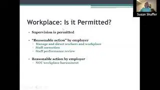 Webinar: Understanding and Addressing Harassment