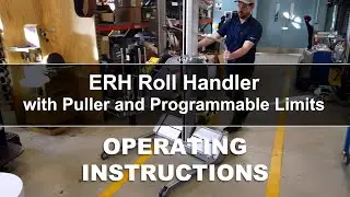 ERH-400 Roll Turner with Pusher, Puller, and Programmable Limits