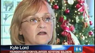 TV 13 Stockings for Soldiers