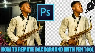 How to remove background with pen tool (Photoshop CC)