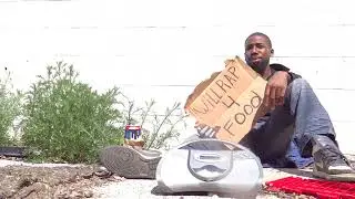 Free B-Roll Video Footage: Homeless Rapper