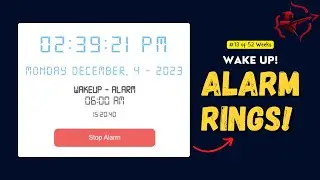 Build a Digital Alarm Clock with JavaScript (Real-Time Project)