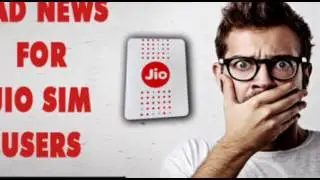 BAD news for Jio sim userS!!!!????