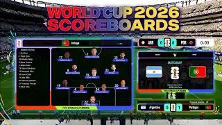 World Cup 2026 Official Scoreboards Concept | Installation Guide | FL26 & PES 2021