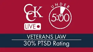 30% PTSD VA Disability Rating Breakdown