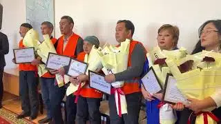 Қала әкімі еңбек адамдарына құрмет көрсетті