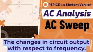 The changes in circuit output with respect to frequency | AC Sweep | AC Analysis