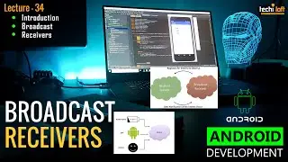 Introduction of Broadcast Receivers | Lecture -34 | Android Development | AbuBakar | TechiLoft
