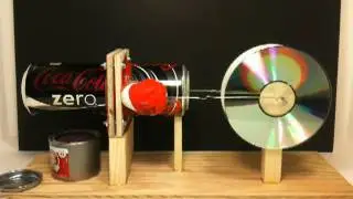 Horizontal Pop Can Stirling Engine (2)
