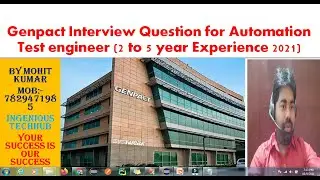 Genpact Interview Question for Automation Test engineer (2 to 5 year Experience 2021)