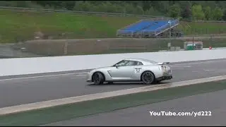 Nissan GT-R DRIFT FAIL on track