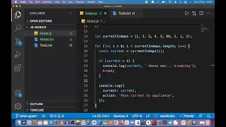 JavaScript Loops: While loop, do..while, foreach (for...of & for...in), break, continue, etc.
