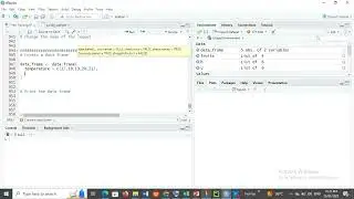 Create a data frame in R