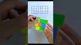 Cube solve magic trick short video 