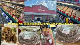 PYBURNS FRESH MEATS/HOUSTON TEXAS /Boudin/Oxtails/Stuffed Game Hen/Fresh Pork& Beef  Sausage 